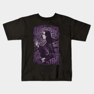 Don't torture yourself (purple) Kids T-Shirt